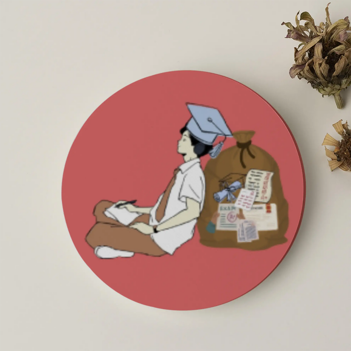 Senior Sack | Acrylic Coaster