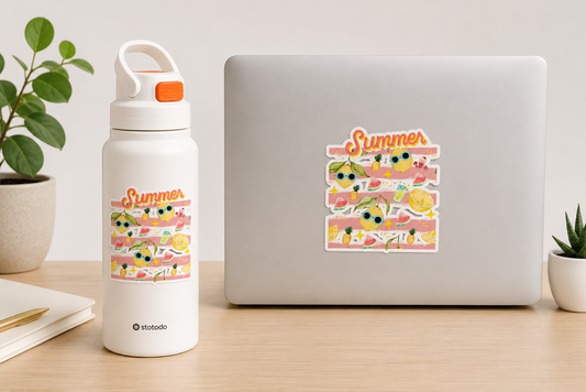 Summer| Premium Kiss-Cut Laptop Sticker