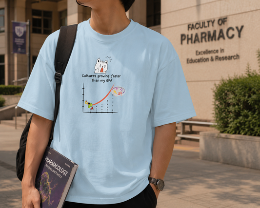 Cultures Growing Faster than My GPA | Boulevard Oversized T-Shirt