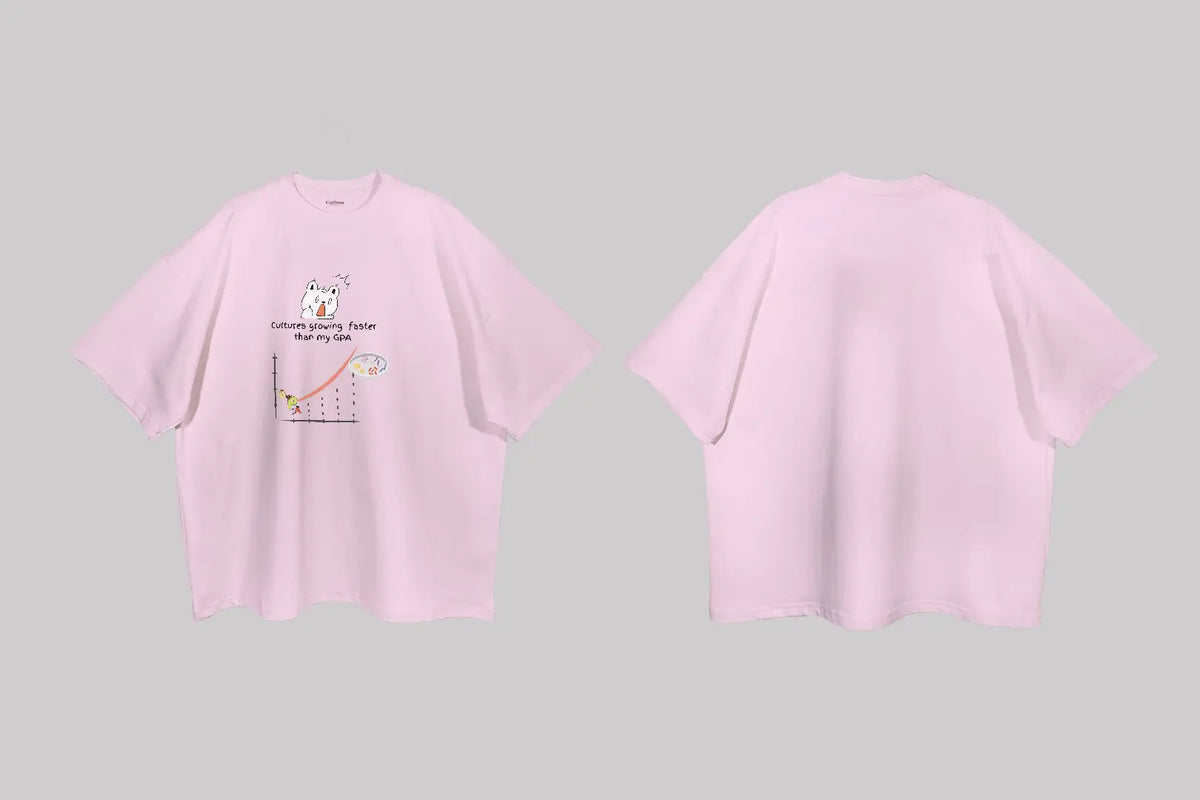 Cultures Growing Faster than My GPA | Boulevard Oversized T-Shirt