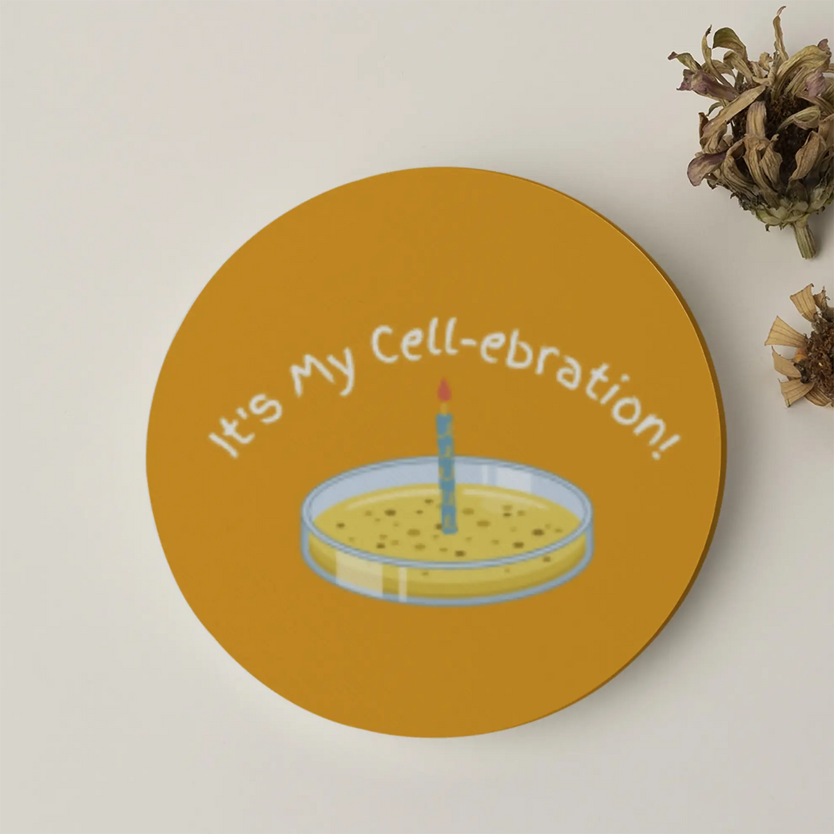 It's My Cell-ebration! | Acrylic Coaster