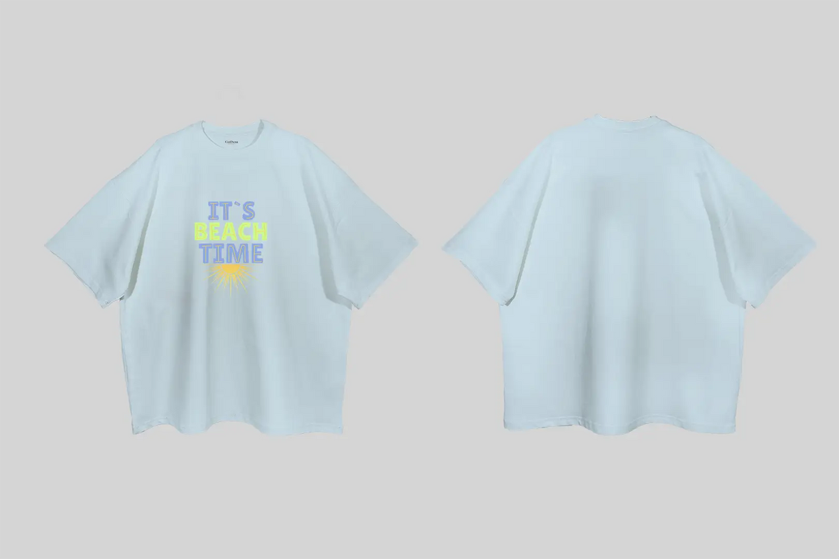 It's Beach Time| Boulevard Oversized T-Shirt