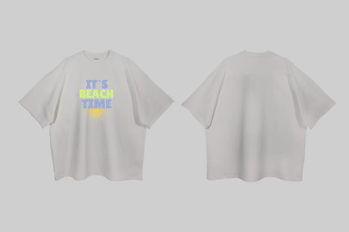 It's Beach Time| Boulevard Oversized T-Shirt