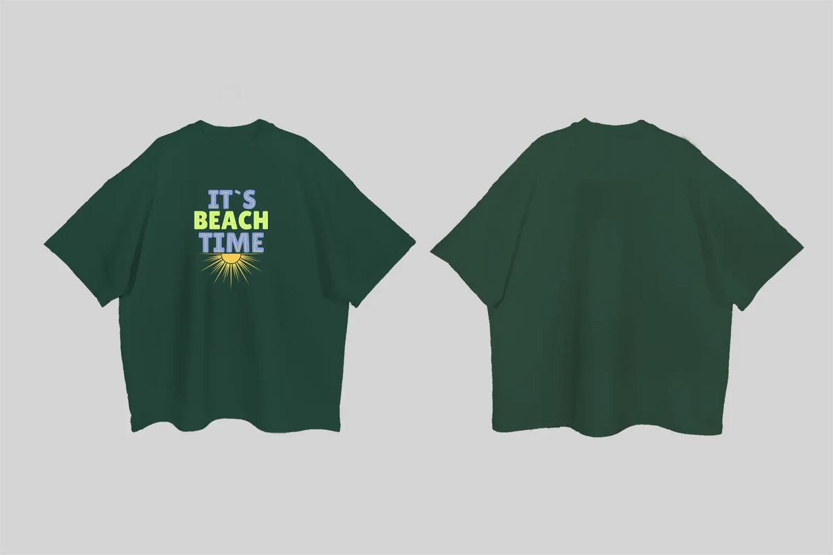 It's Beach Time| Boulevard Oversized T-Shirt