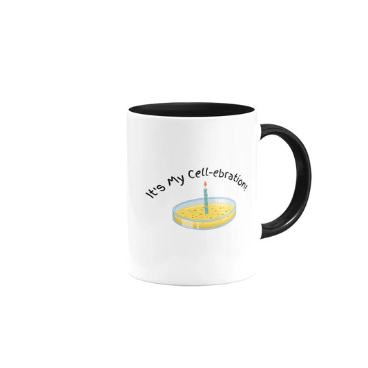 It's My Cell-ebration! | Colored Ceramic Mug