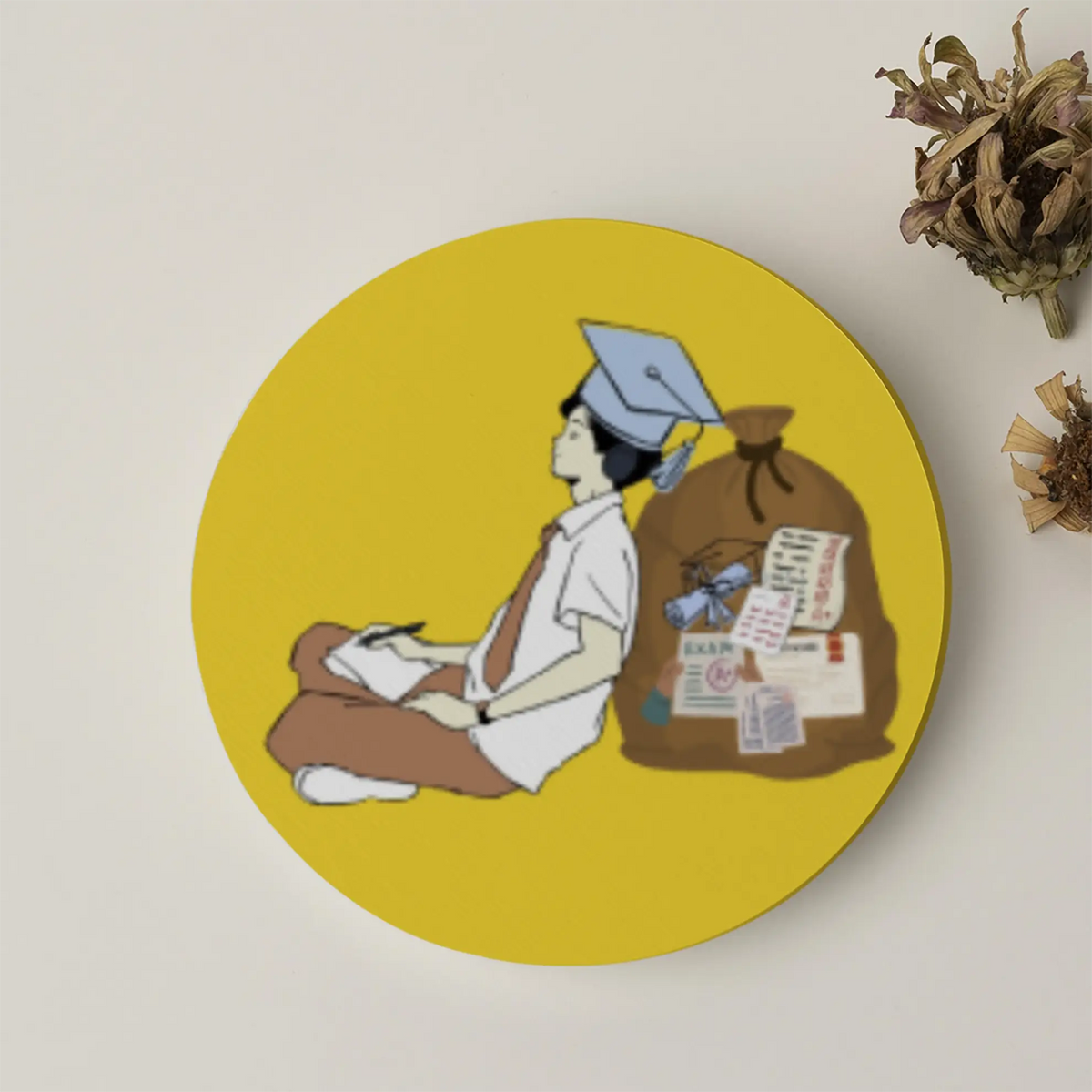 Senior Sack | Acrylic Coaster