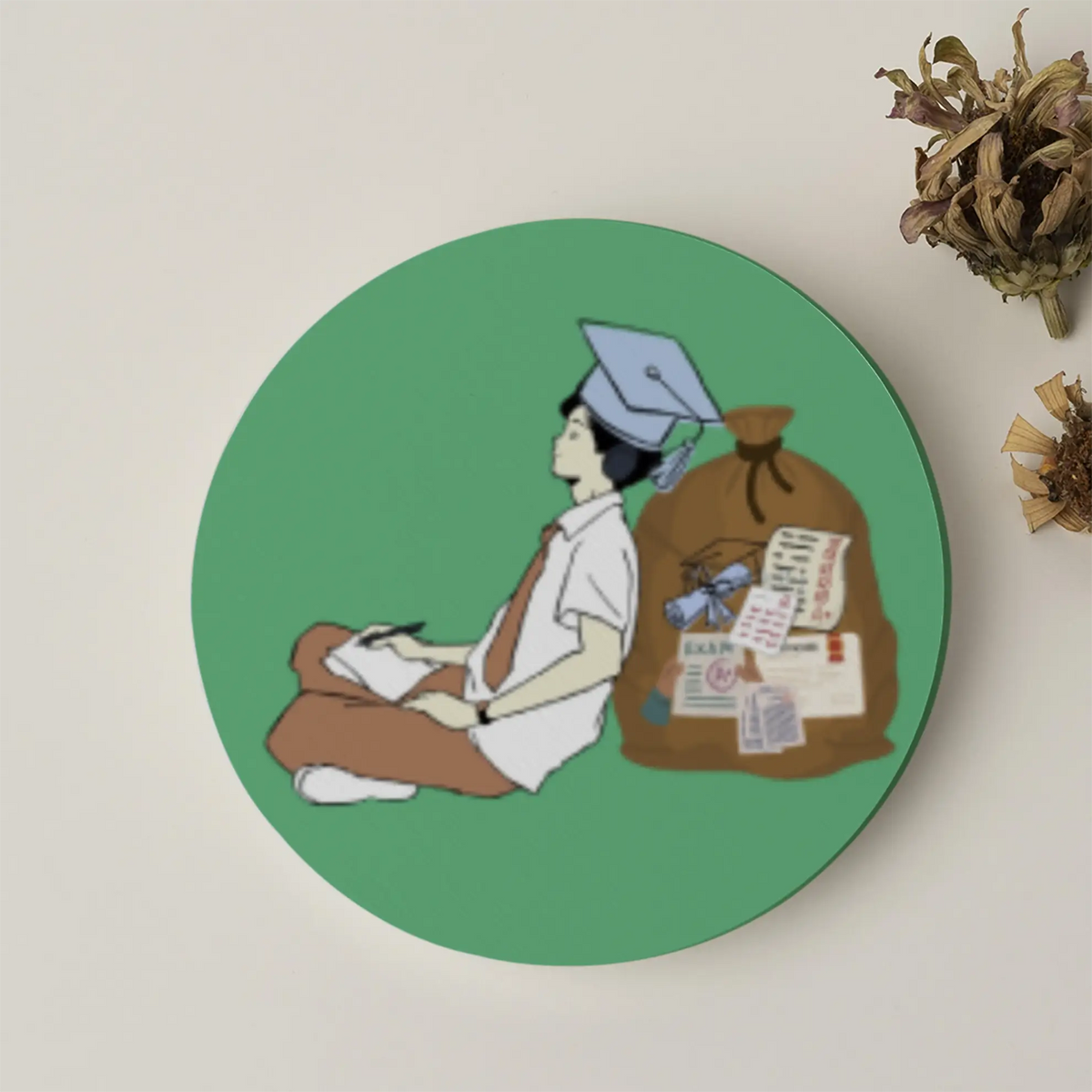 Senior Sack | Acrylic Coaster
