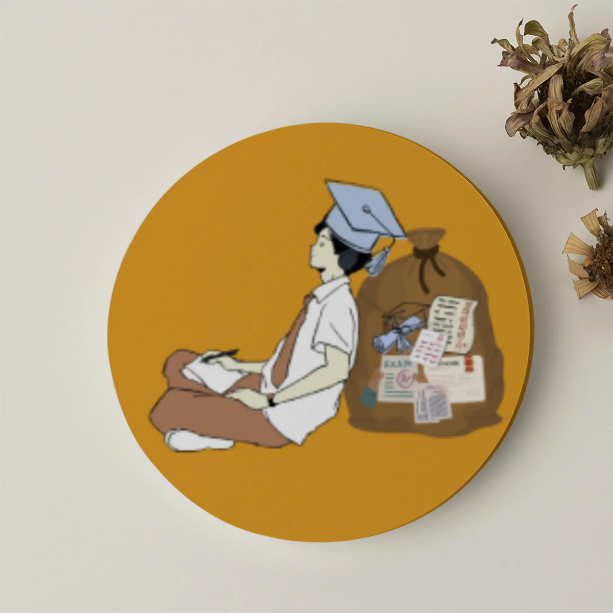 Senior Sack | Acrylic Coaster