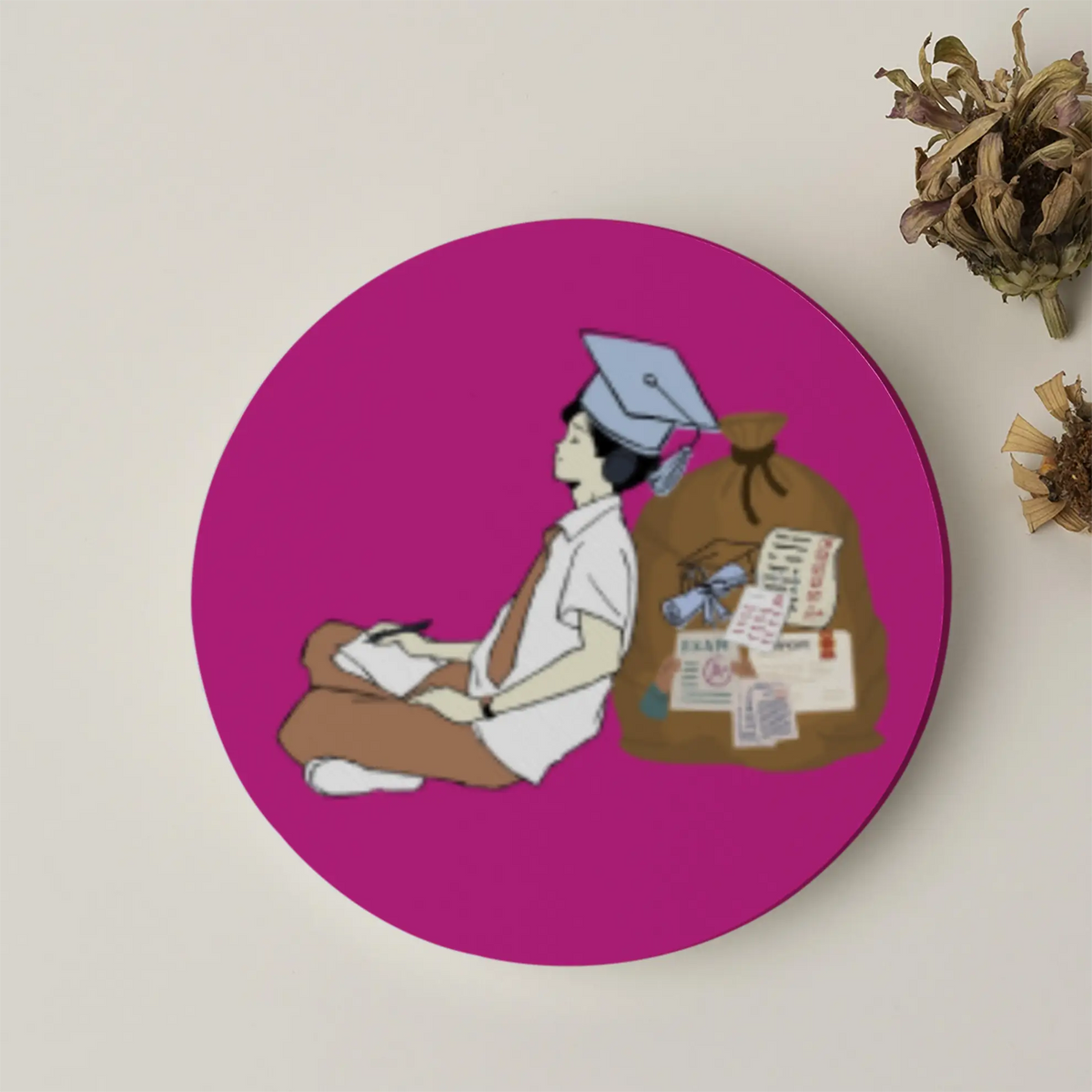 Senior Sack | Acrylic Coaster
