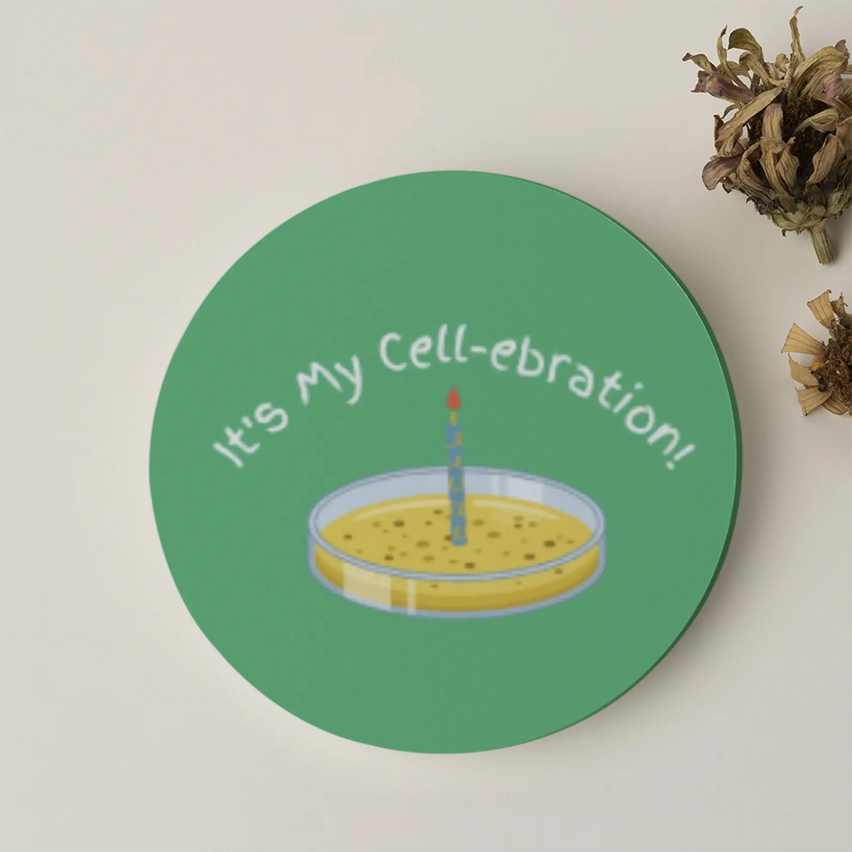 It's My Cell-ebration! | Acrylic Coaster
