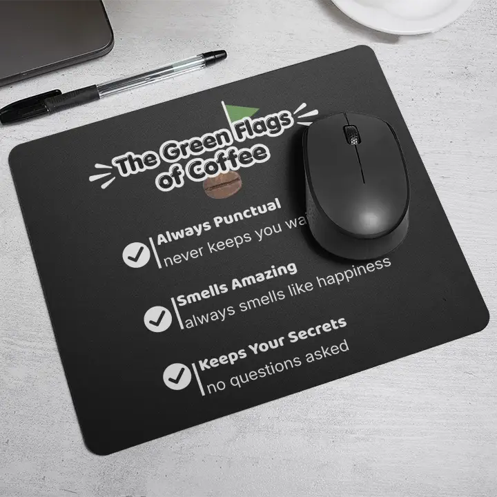 The green flags of coffee| Mouse Pad