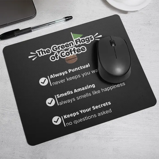 The green flags of coffee| Mouse Pad