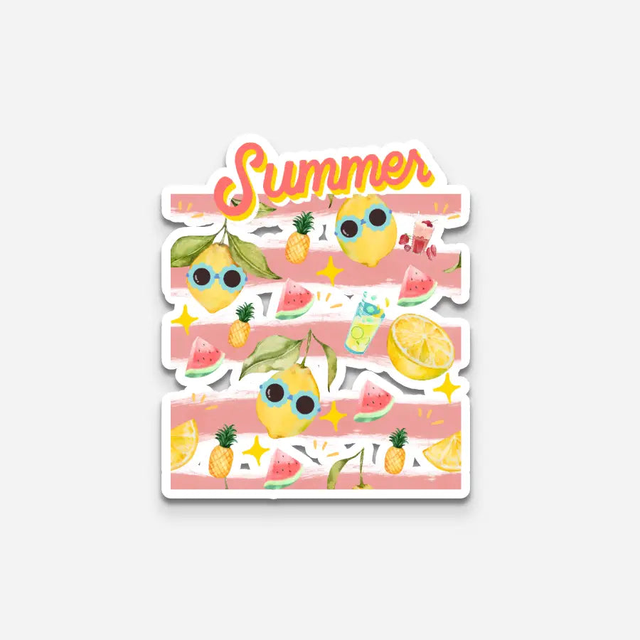 Summer| Premium Kiss-Cut Laptop Sticker