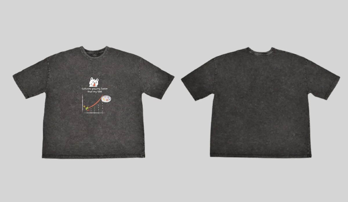 Cultures Growing Faster than My GPA | Boulevard Oversized T-Shirt