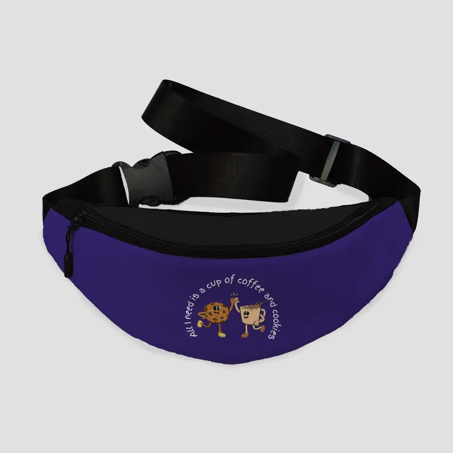 All I need is a cup of coffee and cookies | Fanny Pack