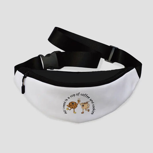 All I need is a cup of coffee and cookies | Fanny Pack