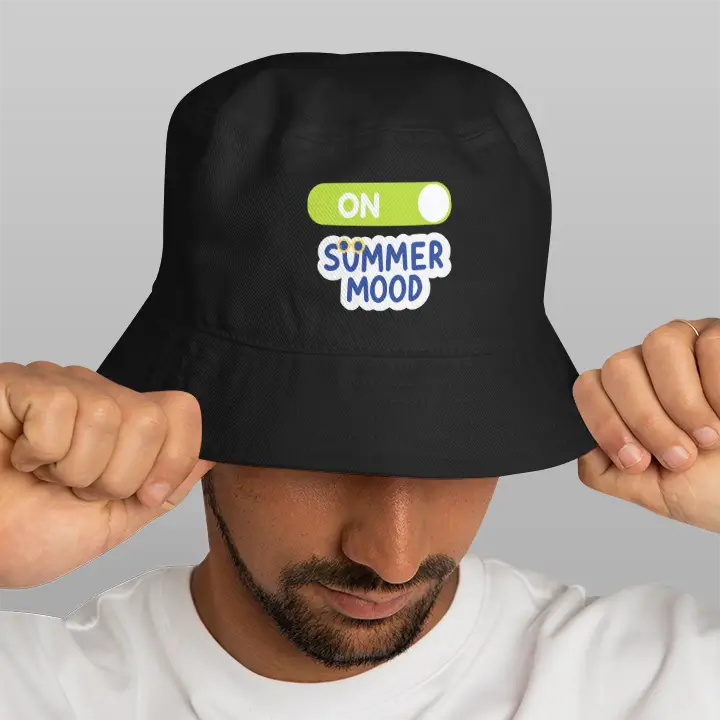 Turn On Summer Mood| DTF Printed Bucket Hat