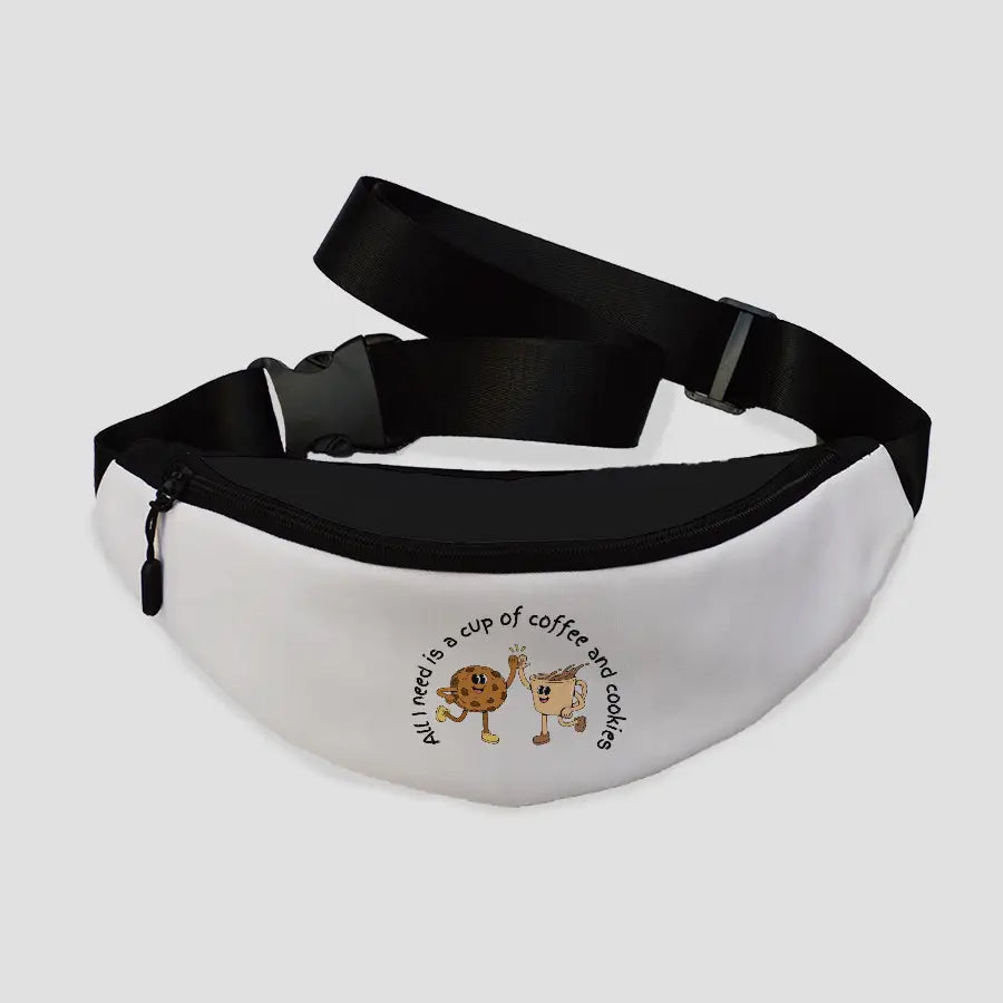 All I need is a cup of coffee and cookies | Fanny Pack