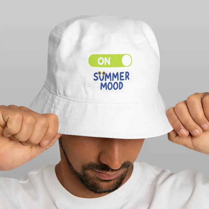 Turn On Summer Mood| DTF Printed Bucket Hat