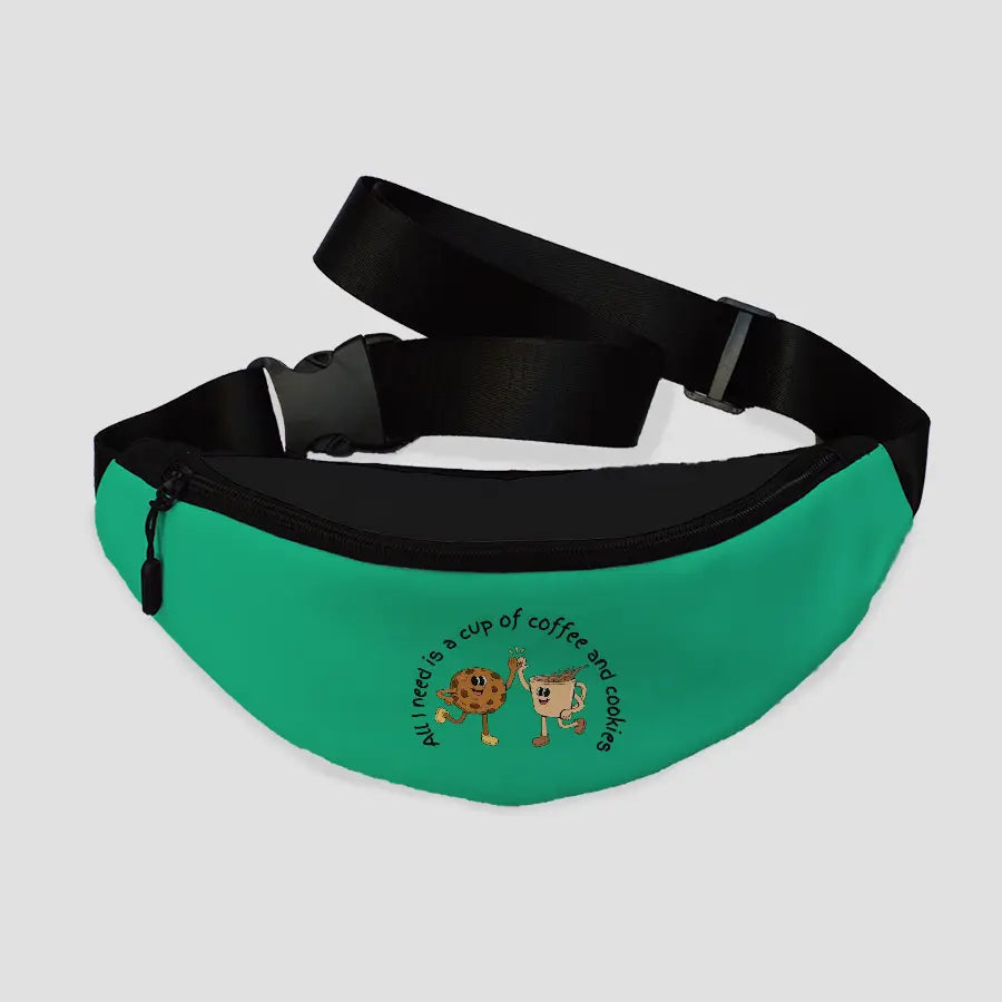 All I need is a cup of coffee and cookies | Fanny Pack