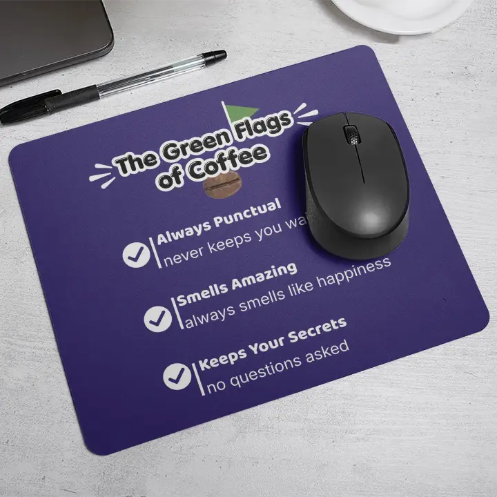 The green flags of coffee| Mouse Pad