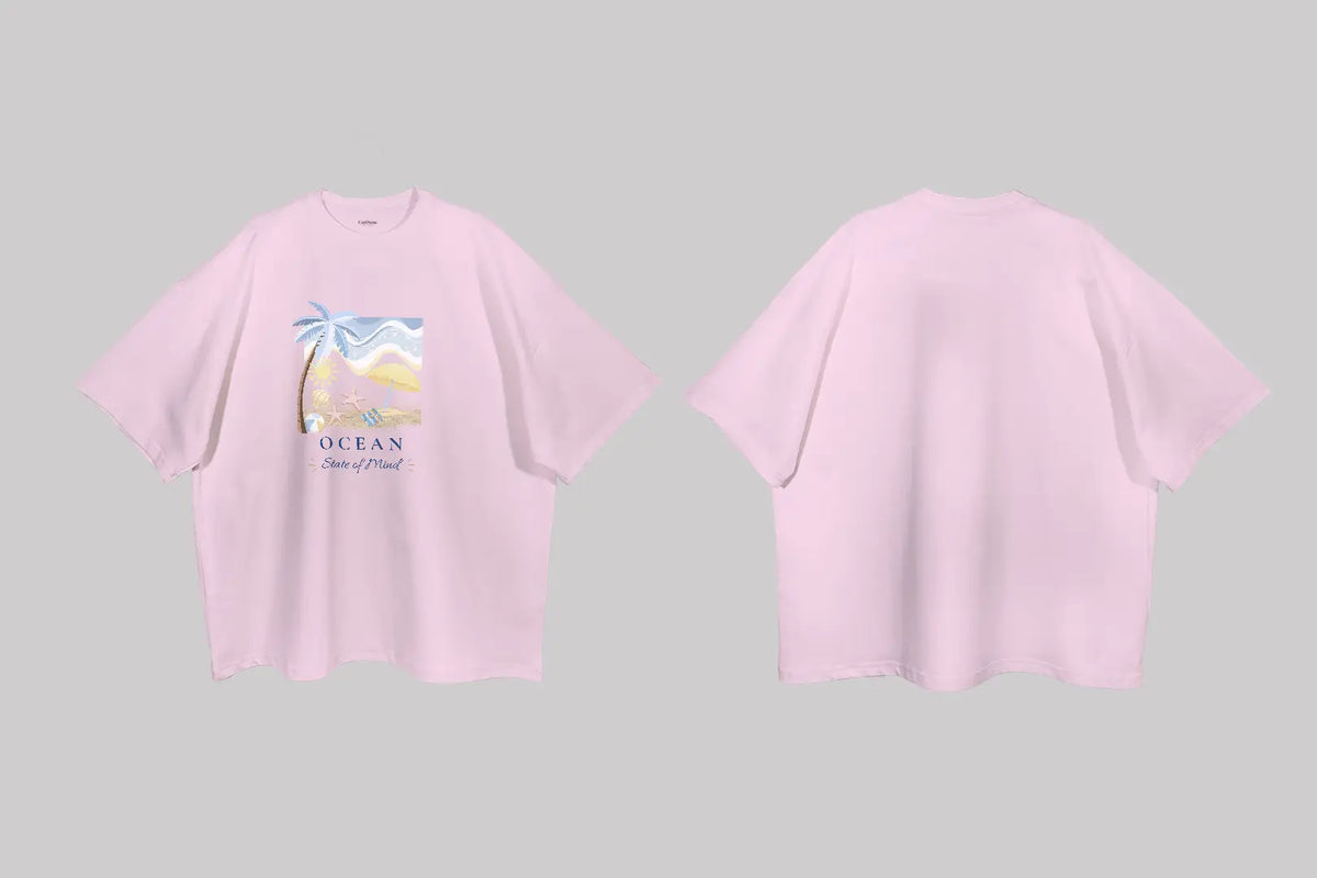 Ocean-State of Mind| Boulevard Oversized T-Shirt