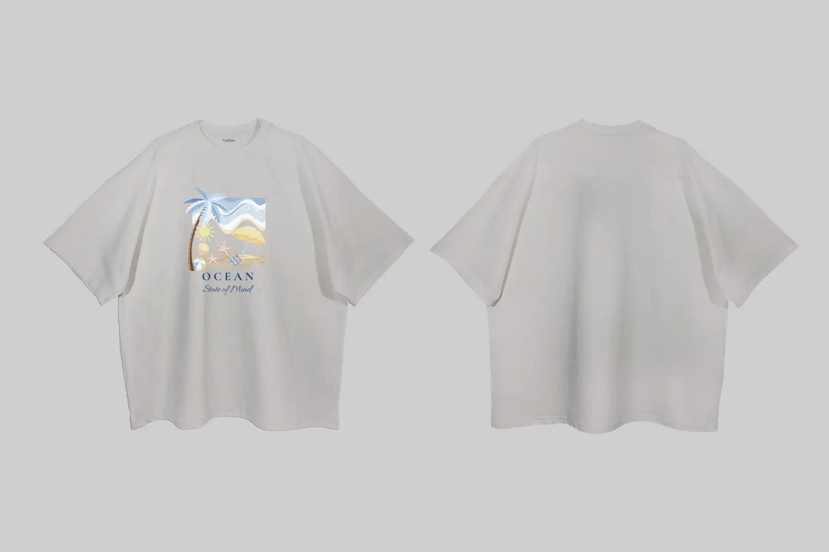 Ocean-State of Mind| Boulevard Oversized T-Shirt