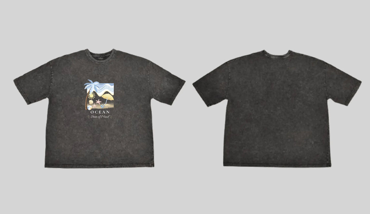 Ocean-State of Mind| Boulevard Oversized T-Shirt