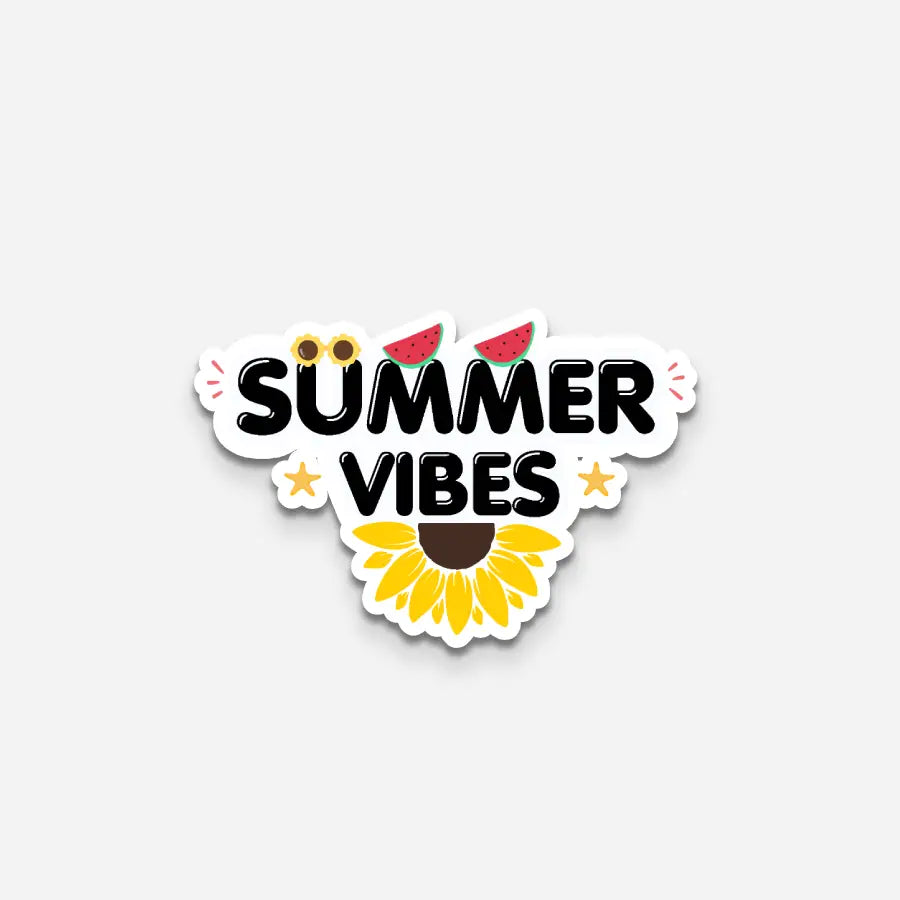 Summer Vibes| Premium Kiss-Cut Laptop Sticker